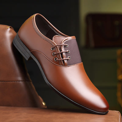 Zapatos Formales de Cuero Punta Aguda Talla 45 - Elegancia Profesional - Image 10