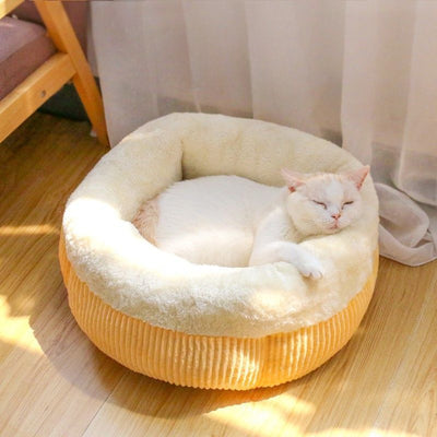 Cama Circular Lavable para Gatos y Perros - Nido Acogedor Antiestrés - Image 7