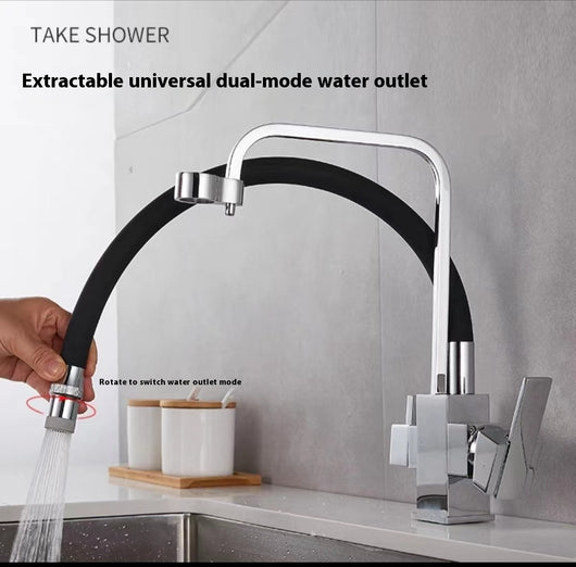 Grifo Purificador de Agua Telescópico con Tubo de Resorte para Cocina - Image 22