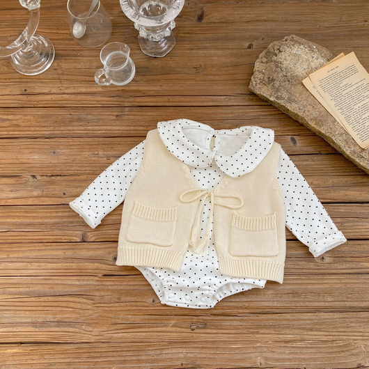 Chaleco Cardigan Tejido para Niños con Borlas - Image 31