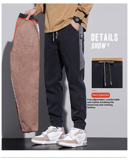 Jeans Hombre Primavera Corte Relajado Ajuste Cónico Stretch - Image 13
