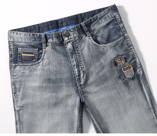 Jeans Rectos Holgados Talla Grande para Hombre - Corte Slim Moderno - Image 11