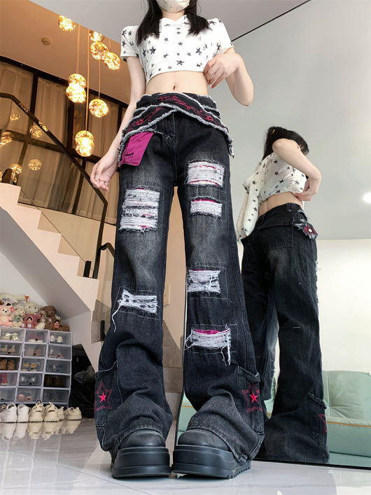 Jeans Flare Rotos con Diseño Desenfadado y Toque Chic - Image 12