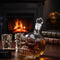 Botella Decantador Calavera de Cristal 350 ml para Whiskey y Licores Premium