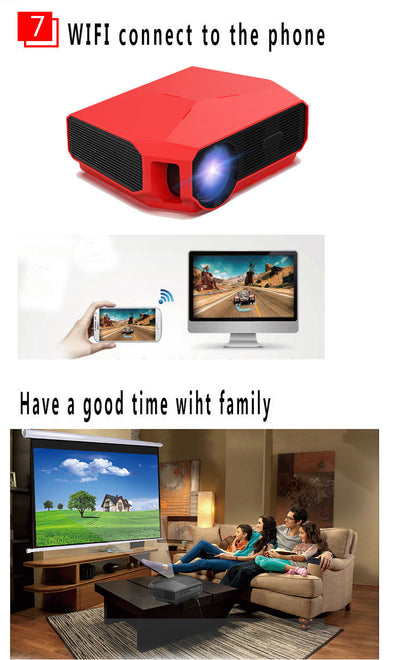 Proyector Portátil WiFi 1080P HD con Conexión por Voz para Móvil - Image 21