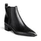 Botas Cortas Retro con Tacón Grueso y Punta Afilada para Mujer