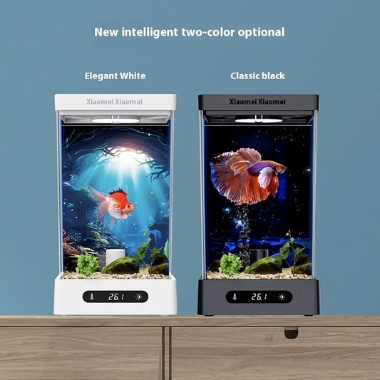 Acuario Cilíndrico Pequeño con Bluetooth Douyu