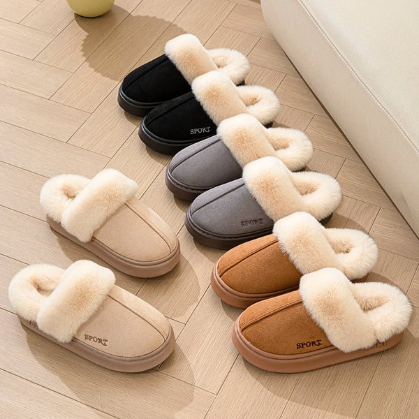 Pantuflas Eva con Textura Ante para Mujer - Comodidad Cálida para el Hogar