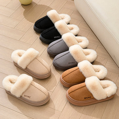Pantuflas Eva con Textura Ante para Mujer - Comodidad Cálida para el Hogar