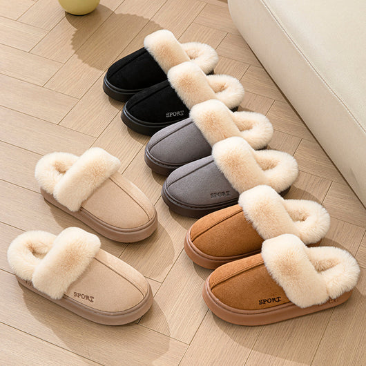 Pantuflas Eva con Textura Ante para Mujer - Comodidad Cálida para el Hogar