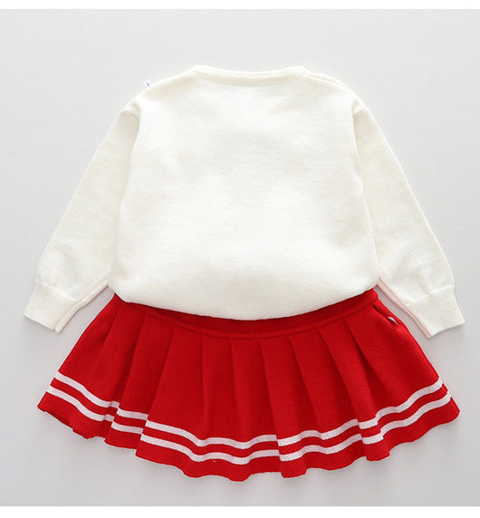 Conjunto Tejido Coreano para Niña: Blusa y Falda Coordinadas - Image 15