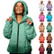 Chaqueta Deportiva Suelta con Capucha para Mujer