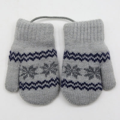 Guantes Cálidos Alpaca con Arnés para Niños - Image 4