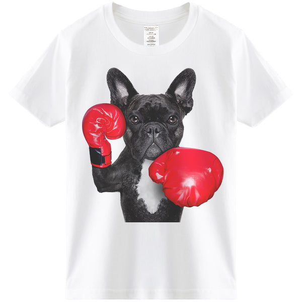 Playera Infantil Bulldog Francés 3D - Manga Corta