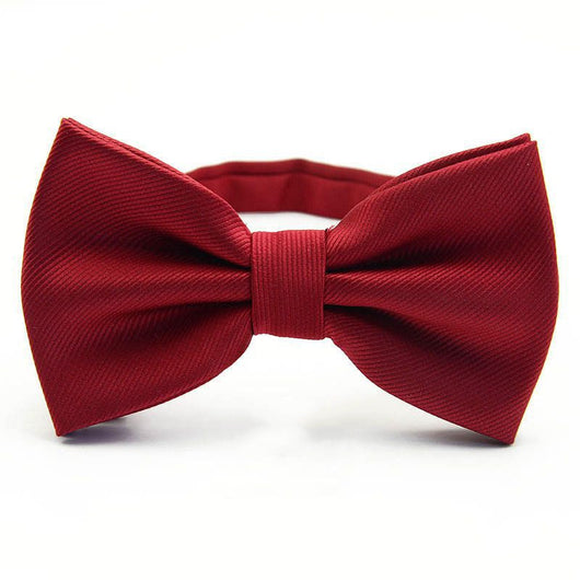 Corbata de Moño Elegante a Rayas para Padrino - Negro, Rojo y Azul - Image 14