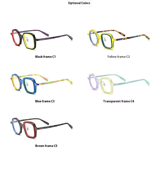 Lentes Ópticos Irregulares de Moda - Marco Tipo Placa - Image 12