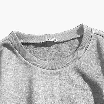 Blusa Suelta de Manga Larga con Letras - Diseño Rejuvenecedor en Colores Sólidos - Image 13