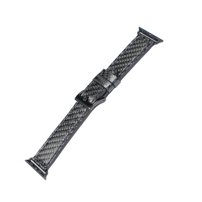 Correa de Cuero Genuino con Fibra de Carbono para Huawei Watch2 Sports - Image 3