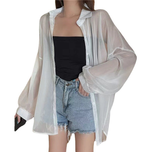 Chaqueta Larga Elegante de Manga Larga en Perla - Diseño Sofisticado y Minimalista - Image 18