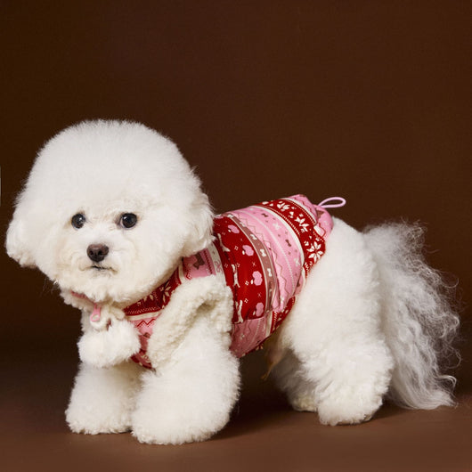 Chaleco Fair Isle para Mascotas Schnauzer Bichon Teddy - Image 4