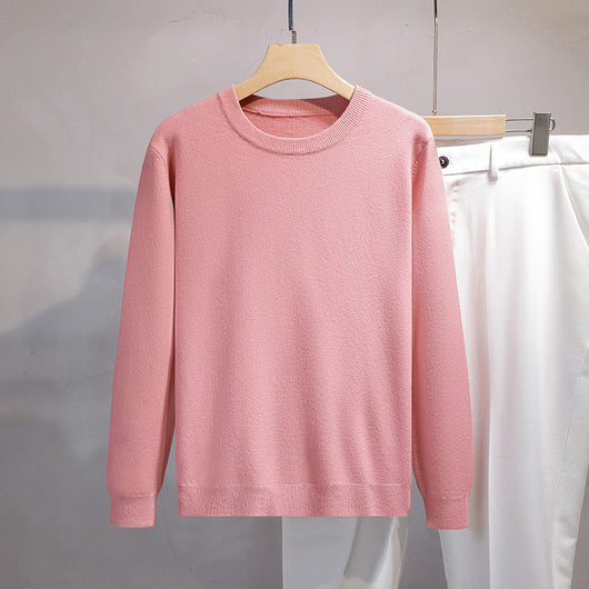 Suéter Holgado Oversized Cuello Redondo para Hombre - Image 17