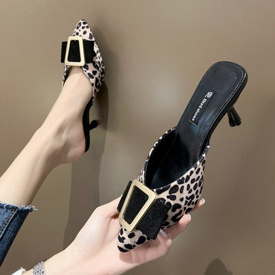 Sandalias de Tacón Alto y Pantuflas Stiletto para Mujer - Image 3