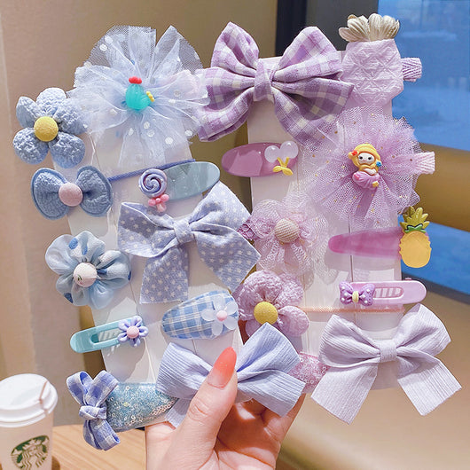 Clip de Cabello con Moño Floral para Niñas - Diseño Princesa Hada - Image 104