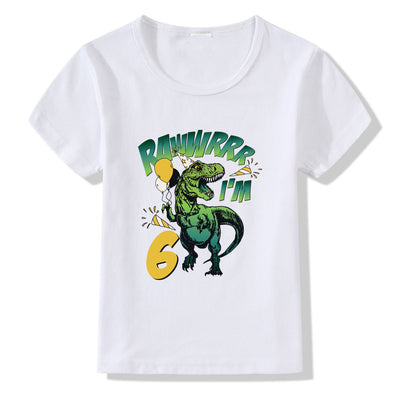 Playera de Cumpleaños Números 1-9 para Niños - Image 17