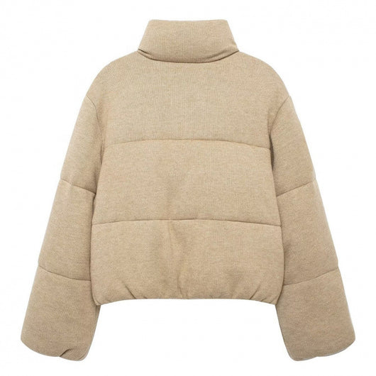 Chaqueta de Algodón con Cuello Mao - Estilo Europeo y Americano - Image 4