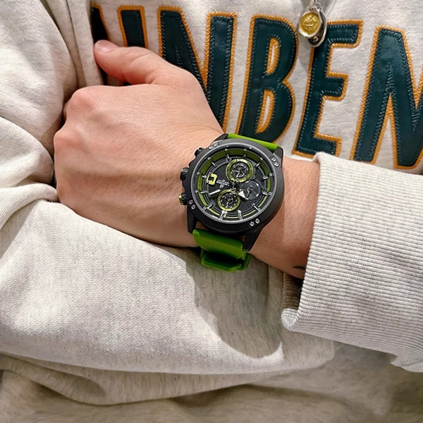 Reloj Deportivo con Banda de Silicona Multicolor