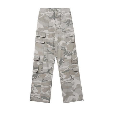 Pantalones Slim Drapeado de Corte Recto Estilo Urbano - Image 7