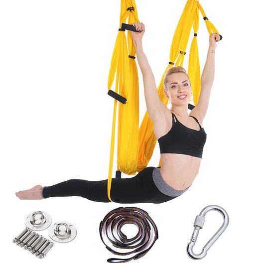 Hamaca de Yoga Aéreo Completa con 6 Asas - Soporte Máximo sin Elasticidad - Image 14