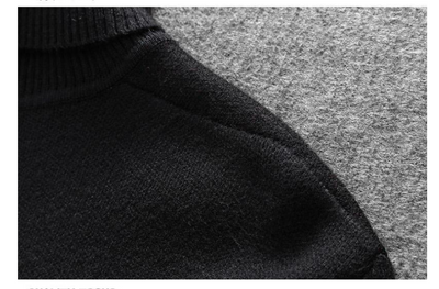 Suéter Cuello Alto Grueso de Lana Merino para Uso Casual - Image 11
