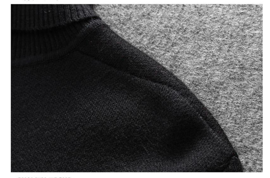 Suéter Cuello Alto Grueso de Lana Merino para Uso Casual - Image 11