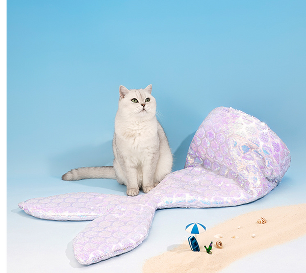 Nido Gato Sirena Abrigado para Invierno 3D