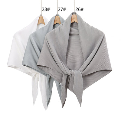 Pañoleta de Satén Efecto Arrugado - Accesorio Versátil de Moda - Image 35