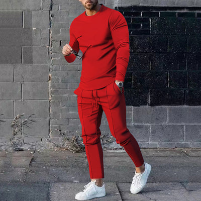 Conjunto Casual Hombre: Playera Manga Larga y Pantalón Liso - Image 22