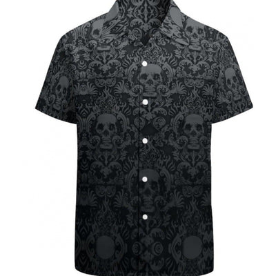 Camisa Casual Talla Grande Hombre Verano con Estampado Digital 3D Manga Corta - Image 8