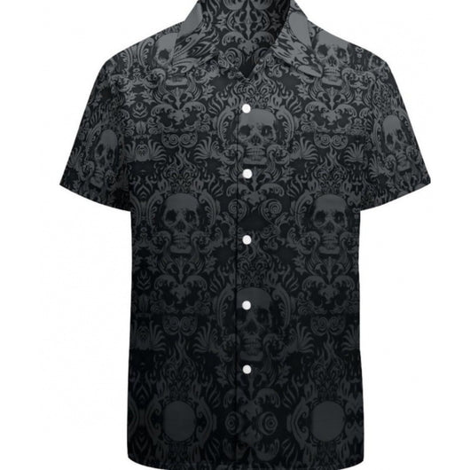 Camisa Casual Talla Grande Hombre Verano con Estampado Digital 3D Manga Corta - Image 8