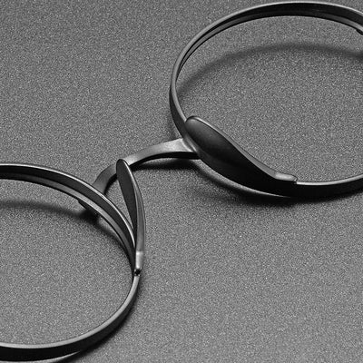 Gafas Redondas de Titanio Puro Estilo Vintage - Image 16