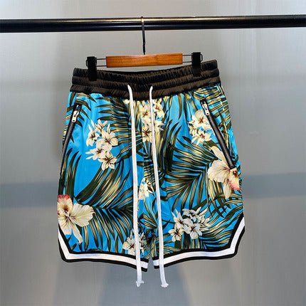 Shorts Estilo Hip Hop con Estampado Floral - Image 9