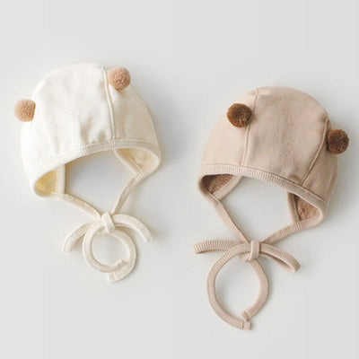 Bata sin mangas de algodón para bebé con gorro - Image 10