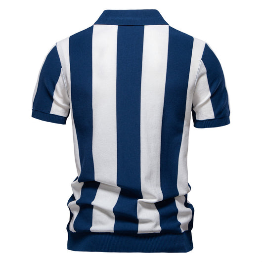 Polo de Lana con Solapa para Hombre - Manga Corta - Image 2