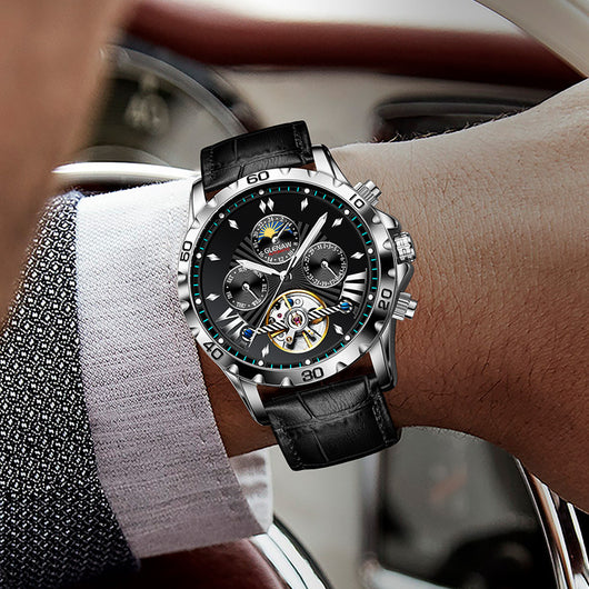Reloj Automático Mecánico para Hombre con Diseño Calado - Image 2