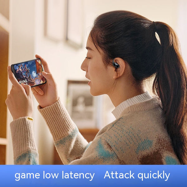 Auriculares Bluetooth Dual con Cancelación de Ruido y Control Ajustable