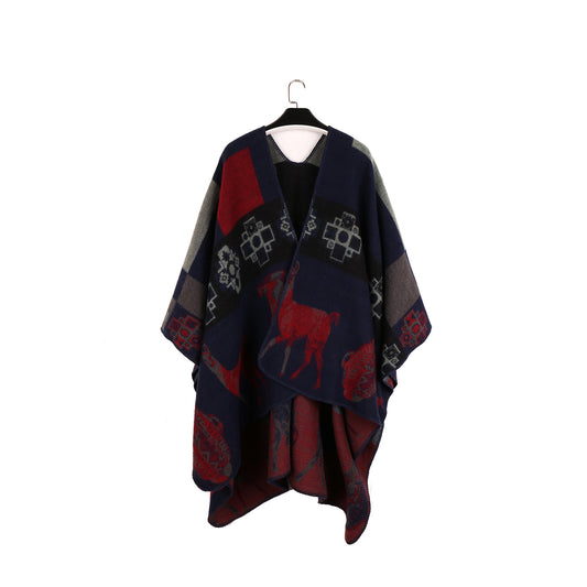Poncho Bohemio Étnico para Viajes y Vacaciones