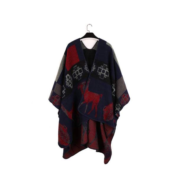 Poncho Bohemio Étnico para Viajes y Vacaciones