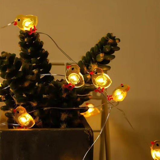 Guirnalda Luminosa Decorativa Forma Zanahoria y Conejo para Pascua - Image 4