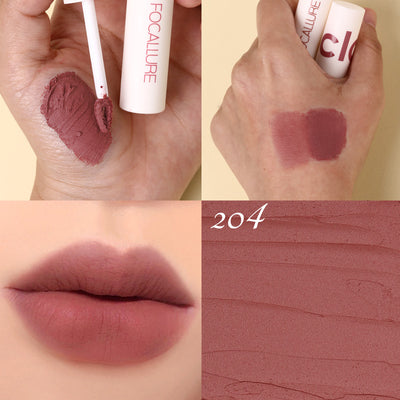 Gloss Labial Mate Aterciopelado a Prueba de Agua - Acabado Heroína Larga Duración - Image 11