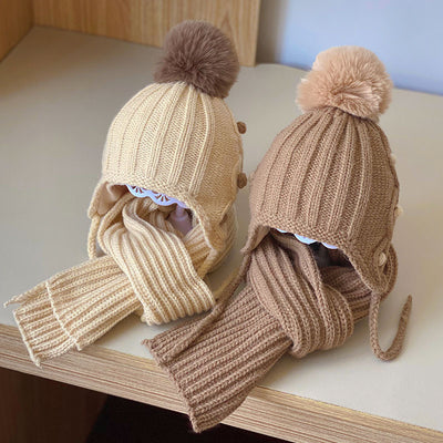 Conjunto Gorro y Bufanda para Bebé Estilo Coreano - Image 14